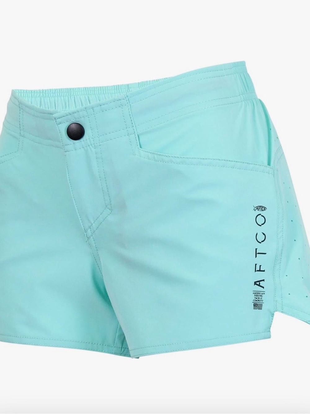 Aftco Microbyte Fishing Shorts in Mint, Women’s Size 8